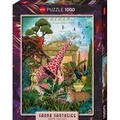 Puzzle 1000 Fantastyczna Fauna- Giraffolove