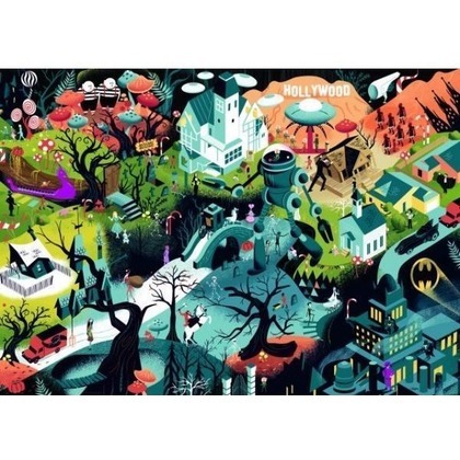 Puzzle 1000 Filmy Tima Butrona