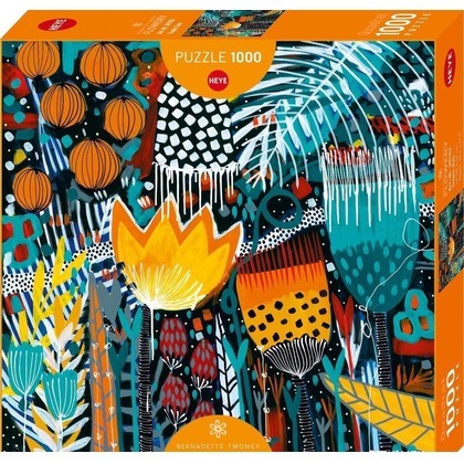 Puzzle 1000 Flowery, Tropikalne słońce, Bernadette