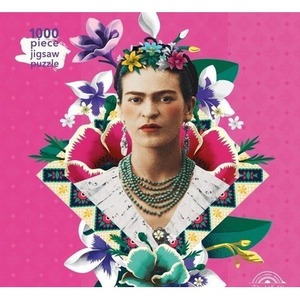 Puzzle 1000 Frida Kahlo Różowa