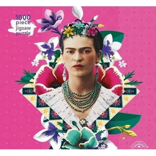 Puzzle 1000 Frida Kahlo Różowa