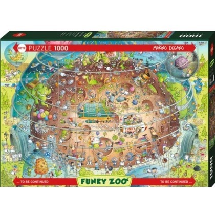 Puzzle 1000 Funky ZOO - Kosmiczne ZOO