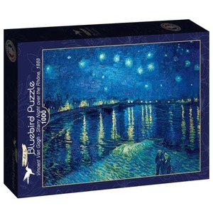 Puzzle 1000 Gwiaździsta noc nad Ronem, Van Gogh