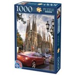 Puzzle 1000 Hiszpania, Barcelona- Sagrada Familia