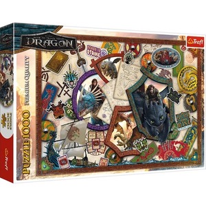 Puzzle 1000 Jak Wytresować Smoka bohaterowie 10959