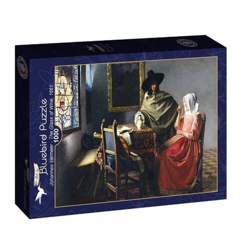 Puzzle 1000 Kieliszek wina, Vermeer
