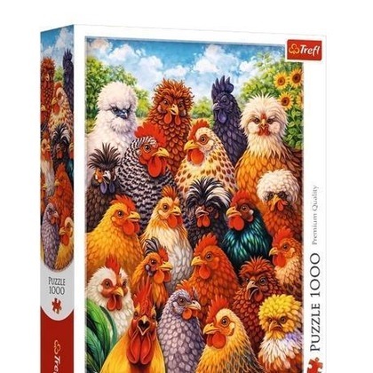 Puzzle 1000 Kury TREFL