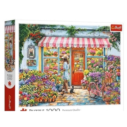 Puzzle 1000 Kwiaciarnia TREFL