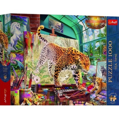Puzzle 1000 Lamparty w pracowni malarskiej TREFL