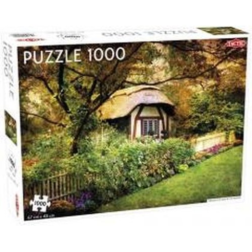 Puzzle 1000 Landscape English Cottage in the Woods
