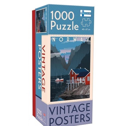 Puzzle 1000 Lovers Vintage Posters Norway