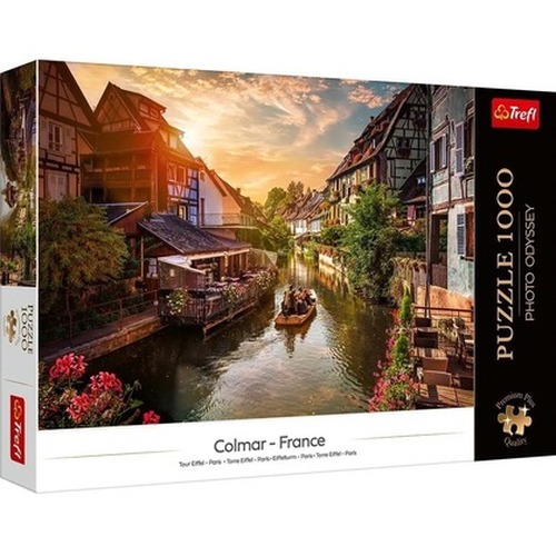 Puzzle 1000 Mała Wenecja w Colmar, Francja TREFL