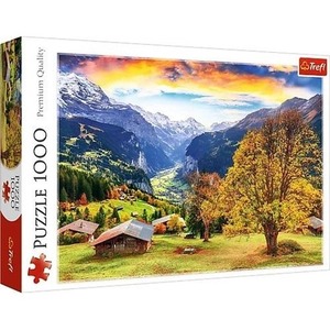 Puzzle 1000 Malownicza alpejska wioska TREFL