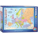 Puzzle 1000 Map of Europe 6000-0789