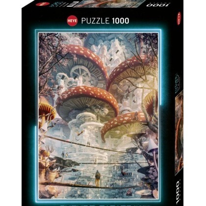 Puzzle 1000 Miasta przyszłości ,Kraina grzybów