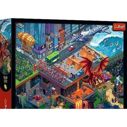Puzzle 1000 Miasto Pixel TREFL
