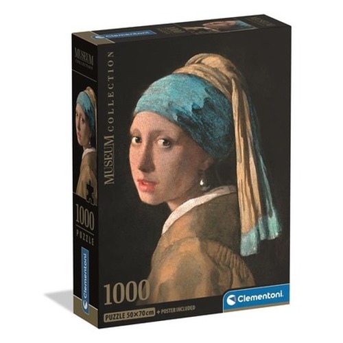 Puzzle 1000 Museum Vermeer: Girl With A Pearl Earr