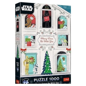 Puzzle 1000 Niech Moc Świąt Będzie z Tobą TREFL