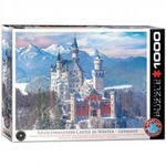 Puzzle 1000 Niemcy, Zamek Neuschwanstein w zimie