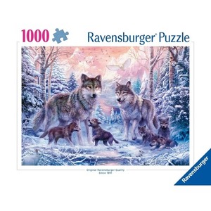 Puzzle 1000 Śnieżne wilki