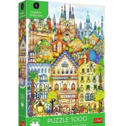 Puzzle 1000 O północy w Barcelonie TREFL