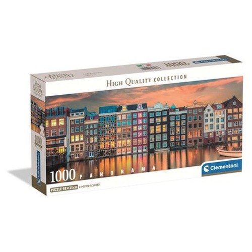 Puzzle 1000 Panorama Bright Amsterdam