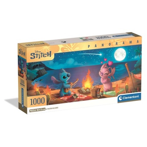 Puzzle 1000 Panorama Compact  Disney Stitch 37061