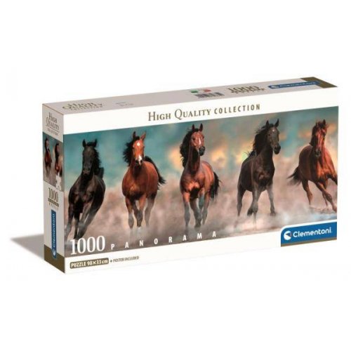 Puzzle 1000 Panorama Horses