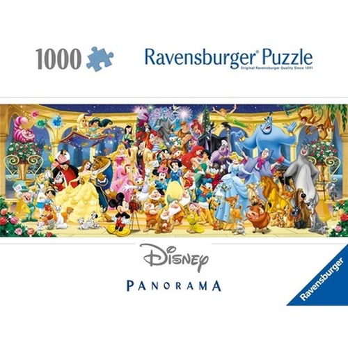 Puzzle 1000 Panorama Postacie Disney