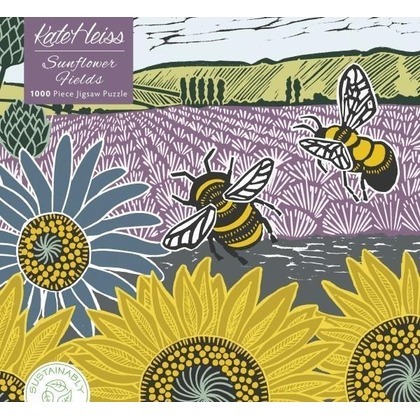 Puzzle 1000 Pole słoneczników Kate Heiss