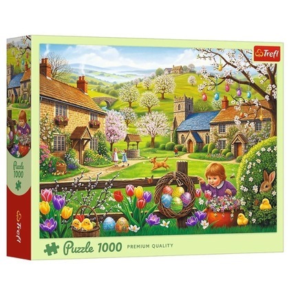 Puzzle 1000 Poszukiwanie wielkanocnych jajek TREFL