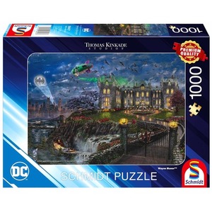 Puzzle 1000 PQ T.Kinkade Batman Rezydencja Bruce'a Wayne'a 113551