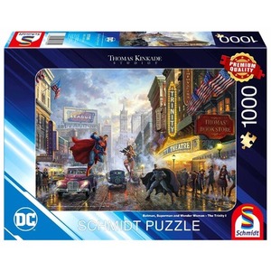 Puzzle 1000 PQ T.Kinkade Batman Wonder Woman Superman 113547