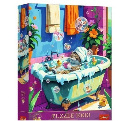 Puzzle 1000 Premium Miau, Relaks, Powtórz TREFL