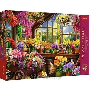 Puzzle 1000 Premium Plus Tea Time Przygotowania do wiosny 10840