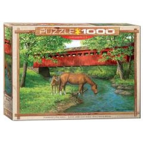 Puzzle 1000 Rodzina koni