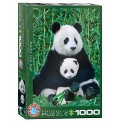 Puzzle 1000 Rodzina Pand