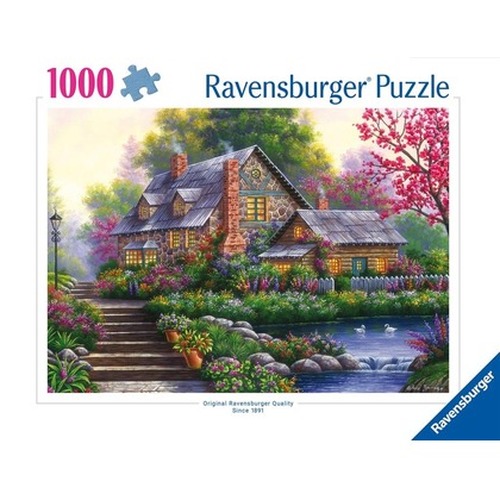 Puzzle 1000 Romantyczny domek na wsi