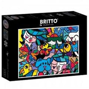 Puzzle 1000 Romero Britto, Ogród pełen kolorów