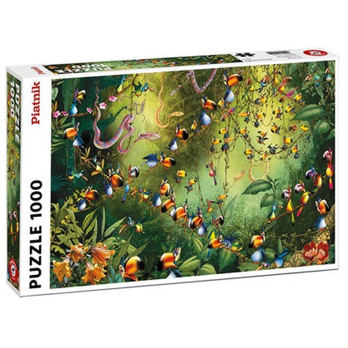 Puzzle 1000 Ruyer Tukany w dżungli