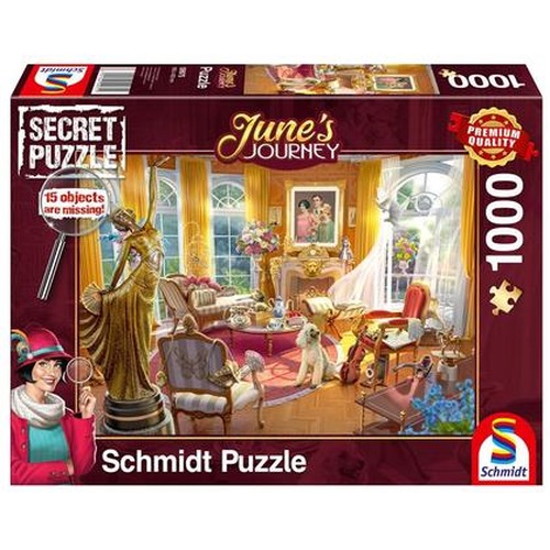 Puzzle 1000 Salon w domu rodzinnym G3