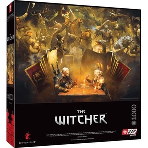 Puzzle 1000 The Witcher (Wiedźmin) Playing Gwent