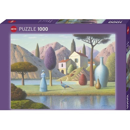 Puzzle 1000 Timeless, Pani w błękicie