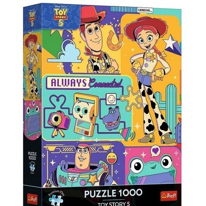 Puzzle 1000 Toy Story 5 świat zabawek TREFL