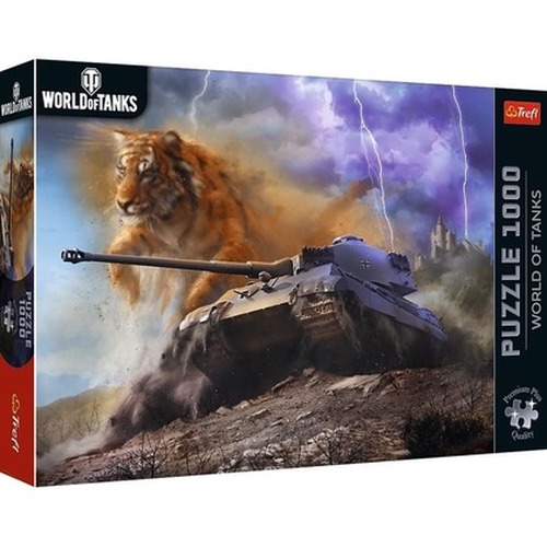 PUZZLE 1000 Trefl Premium Plus World of Tanks Tygrys II 12089