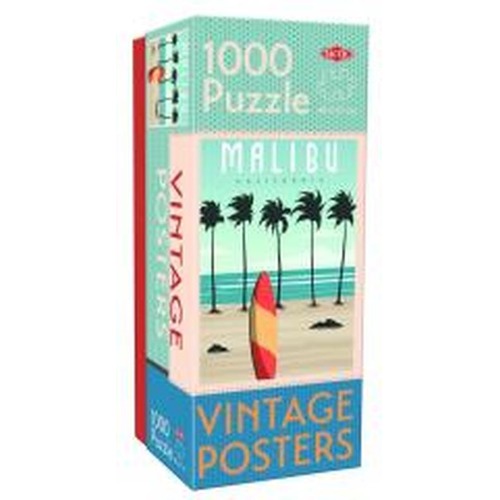 Puzzle 1000 Vintage Cities Malibu