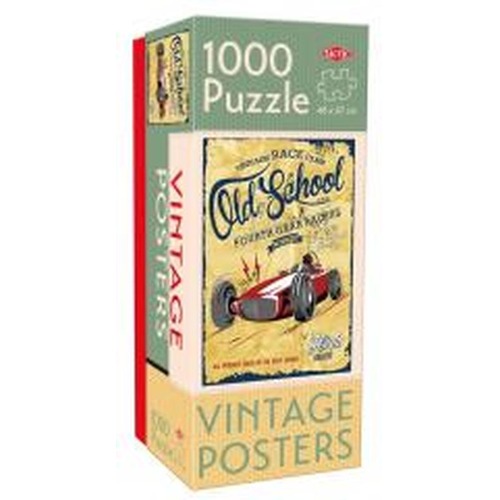 Puzzle 1000 Vintage Old School Gear Racers