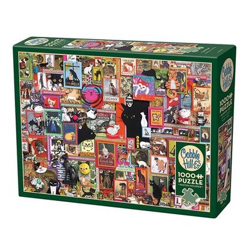 Puzzle 1000 W krainie kotów