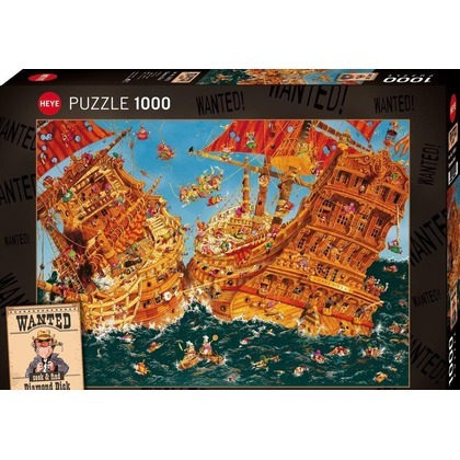 Puzzle 1000 Wanted!-Dick, Loup