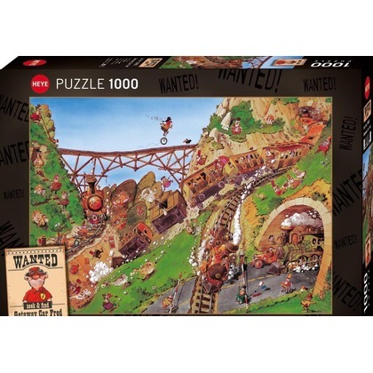 Puzzle 1000 Wanted!-Fred, Loup